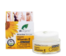 Vitamin E Super Hydrating Cream by Dr.Organic, 50ml