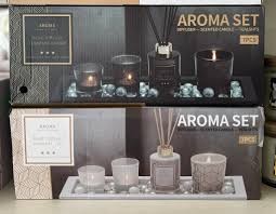 طقم شمع و معطر 7 قطع